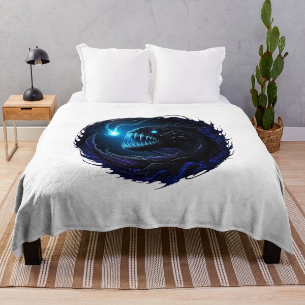 Item preview, Black Devil Anglerfish Deep Sea Natural History Art designed and sold by AMICO77.