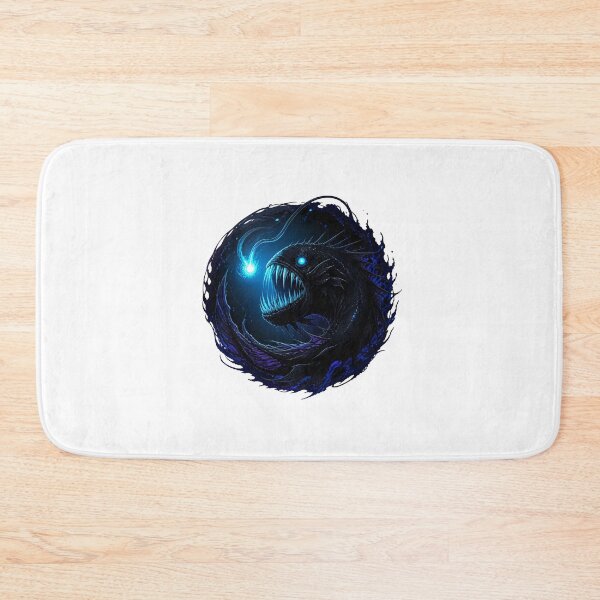 Item preview, Black Devil Anglerfish Deep Sea Natural History Art designed and sold by AMICO77.
