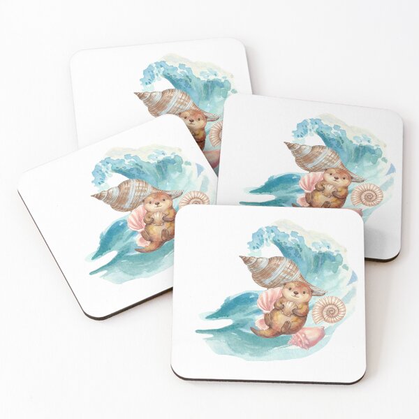Item preview, Otter with shells designed and sold by BloomWears.