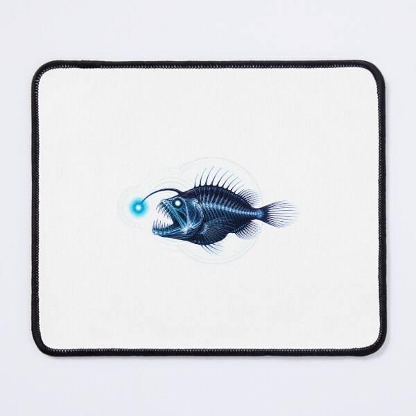 Item preview, Black Devil Anglerfish Deep Sea Natural History Art designed and sold by AMICO77.
