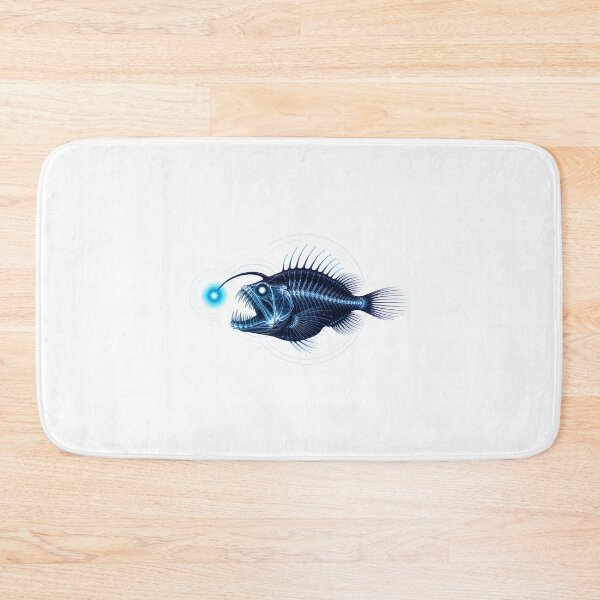 Item preview, Black Devil Anglerfish Deep Sea Natural History Art designed and sold by AMICO77.