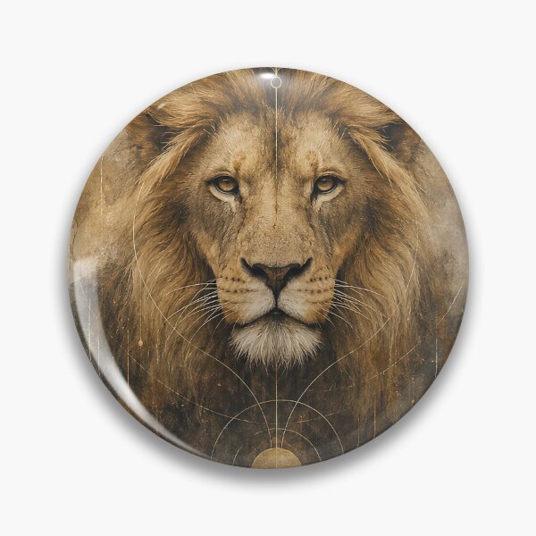 Aperçu de l'œuvre Le courage intérieur – L'art spirituel du lion sacré créée et vendue par SacredLensV.