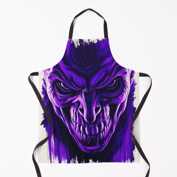Item preview, Neon Purple Demonic Monster Grin Gothic Cyberpunk Horror Art designed and sold by ERODED SELF.