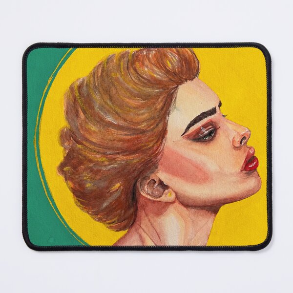 Item preview, Radiant | Woman in Profile Watercolour Portrait designed and sold by ArithraStudio.