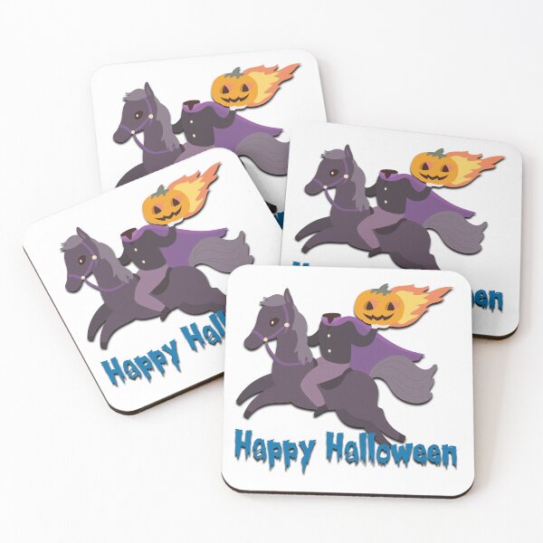 Item preview, Happy Halloween Headless Horseman On Halloween Nigh designed and sold by Henrylizarraga.