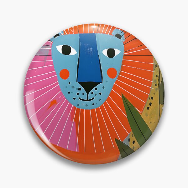 Item preview, Leo Zodiac Majesty with Bold Geometric Forms and Vibrant Floral Astrology Wall Art designed and sold by OlfactoART Studio.
