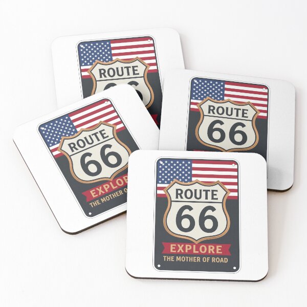Item preview, Vintage Route 66 "The Mother of Road" Emblem designed and sold by interdesigner.
