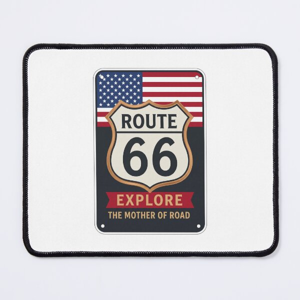 Item preview, Vintage Route 66 "The Mother of Road" Emblem designed and sold by interdesigner.