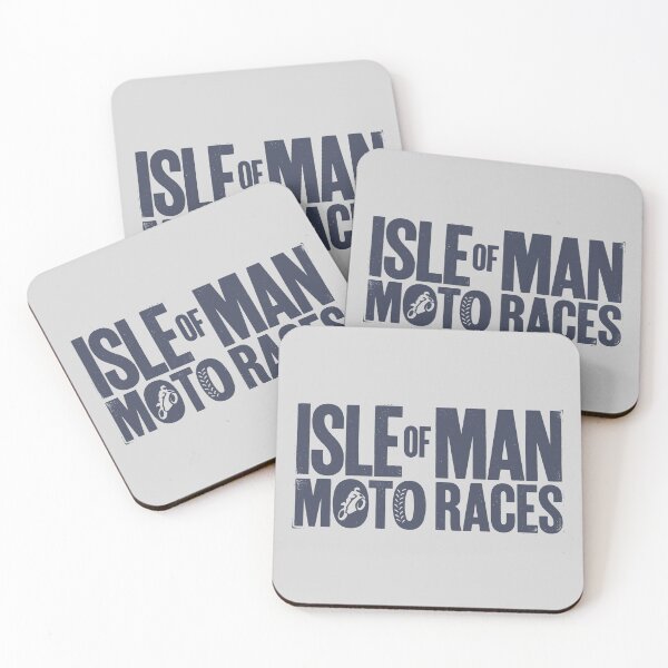 Item preview, Isle of Man Moto Races Bold Biker Typography Racing designed and sold by KiwiRider.