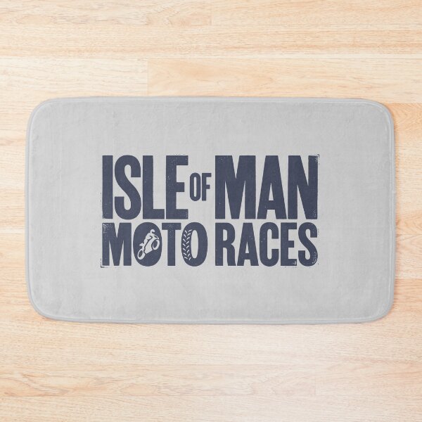 Item preview, Isle of Man Moto Races Bold Biker Typography Racing designed and sold by KiwiRider.