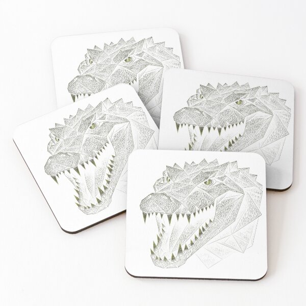 Item preview, Crocodile | Fragmented Cubist  designed and sold by ekemarket.