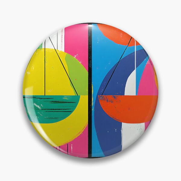 Item preview, Libra Zodiac Harmony in Bold Geometric Colors with Vibrant Contemporary Astrology Wall Art designed and sold by OlfactoART Studio.