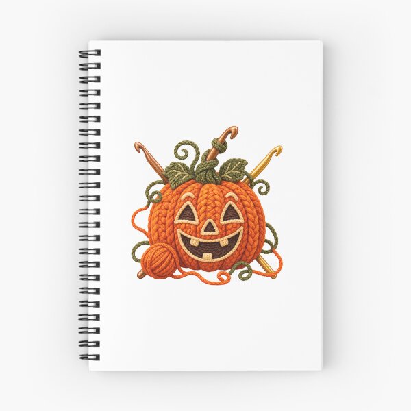 Item preview, Crochet Pumpkin Autumn Yarn Craft Botanical Art designed and sold by AMICO77.