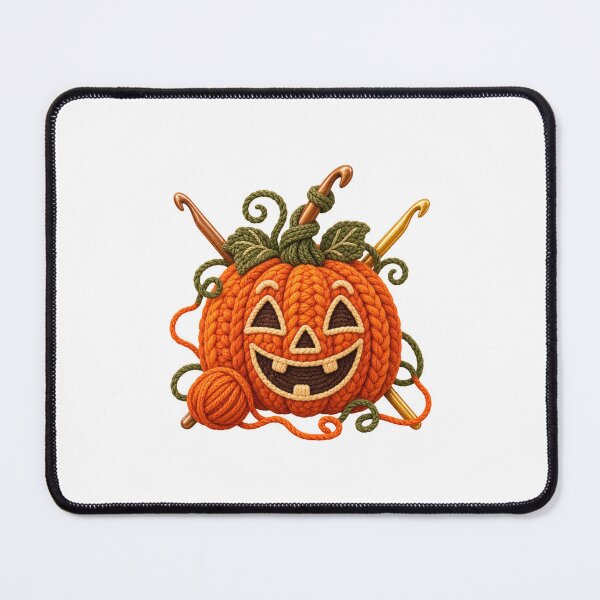 Item preview, Crochet Pumpkin Autumn Yarn Craft Botanical Art designed and sold by AMICO77.