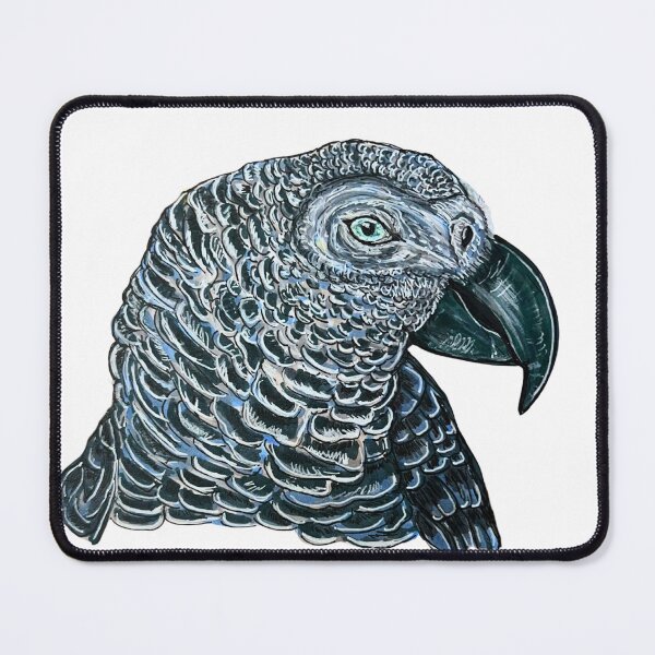 Item preview, Grey Parrot (no background) designed and sold by Ruby Tiger Creations.