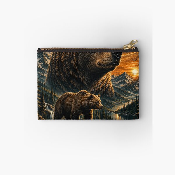 Item preview, Mountain Guardian Bear – Wilderness Wildlife Art designed and sold by TeeVibeHaus.