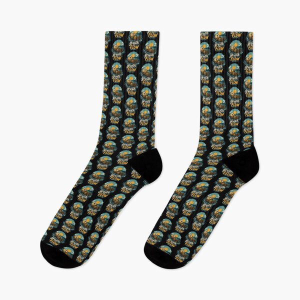 Item preview, Go With The Flow Otter | Cute Floating Sea Otter Outdoor Humor designed and sold by Cree8if.
