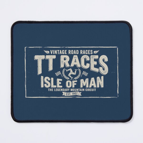 Item preview, Isle of Man Moto Races Bold Biker Typography Racing designed and sold by KiwiRider.