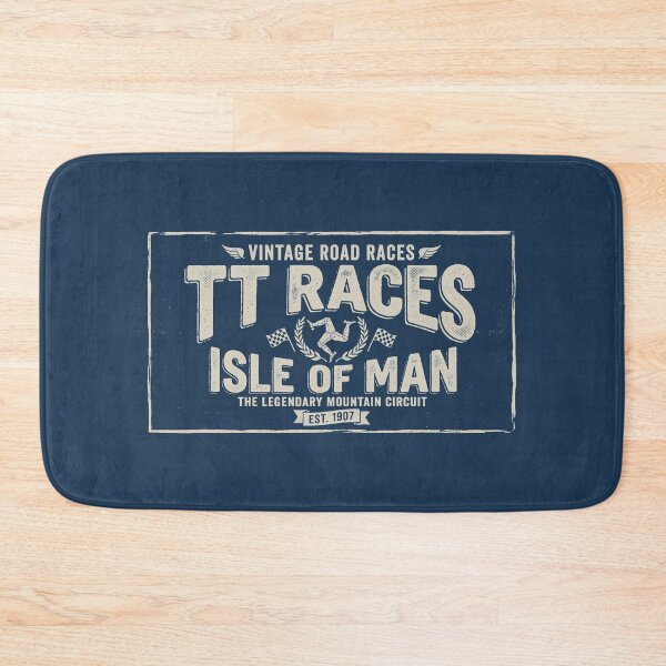 Item preview, Isle of Man Moto Races Bold Biker Typography Racing designed and sold by KiwiRider.