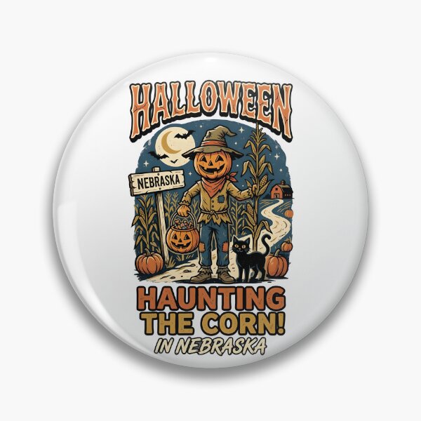 Item preview, Haunting the corn! - Halloween in Nebraska designed and sold by ParadoxParadox.