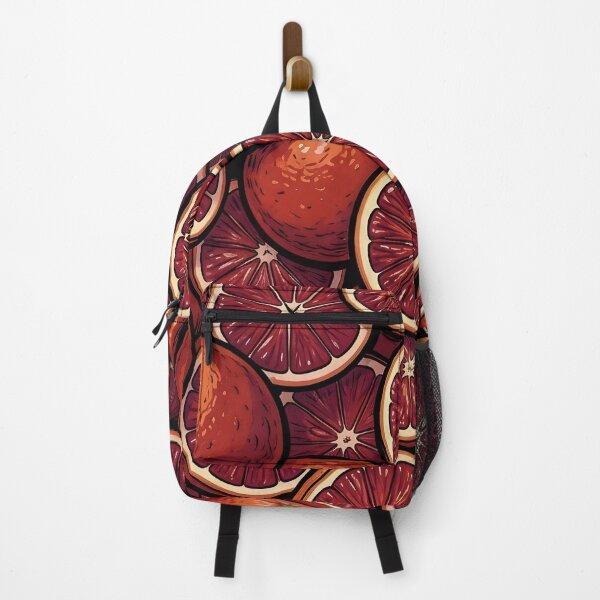 Item preview, Blood Orange Citrus Pattern Illustrated Fruit designed and sold by RkskArt.