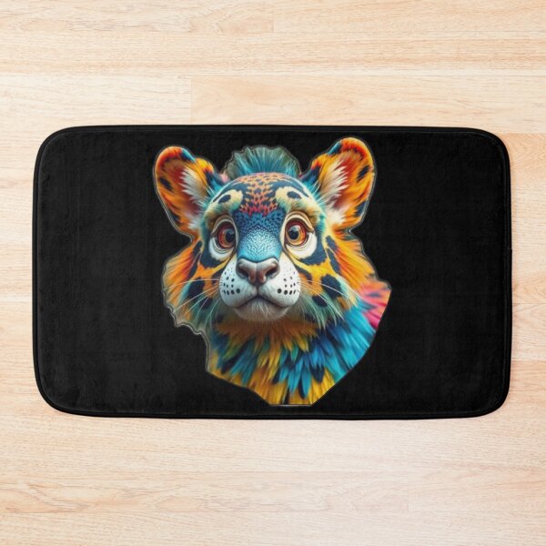 Item preview, Colorful Neon Tiger Cute Fantasy Cub designed and sold by Funnygiftsstudio .