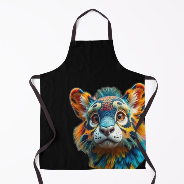 Item preview, Colorful Neon Tiger Cute Fantasy Cub designed and sold by Funnygiftsstudio .