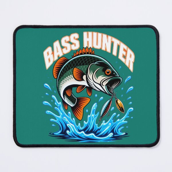 Item preview, Bass Hunter – Fishing T-Shirt & Angler Graphic designed and sold by NeonSketch Lab.