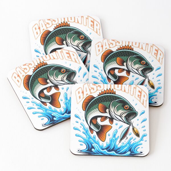 Item preview, Bass Hunter – Fishing T-Shirt & Angler Graphic designed and sold by NeonSketch Lab.