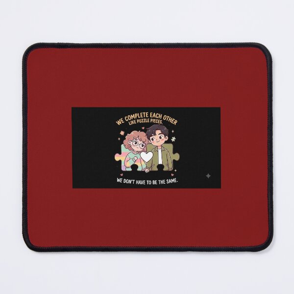 Item preview, Different Pieces, Perfect Together – Cute Puzzle People designed and sold by Merida7.