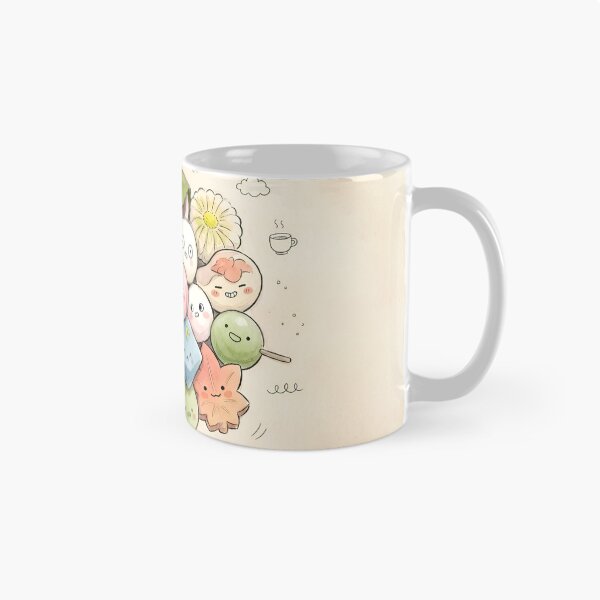 Item preview, Cute Japanese Wagashi Sweets Kawaii Food Illustration designed and sold by DuckOddity.