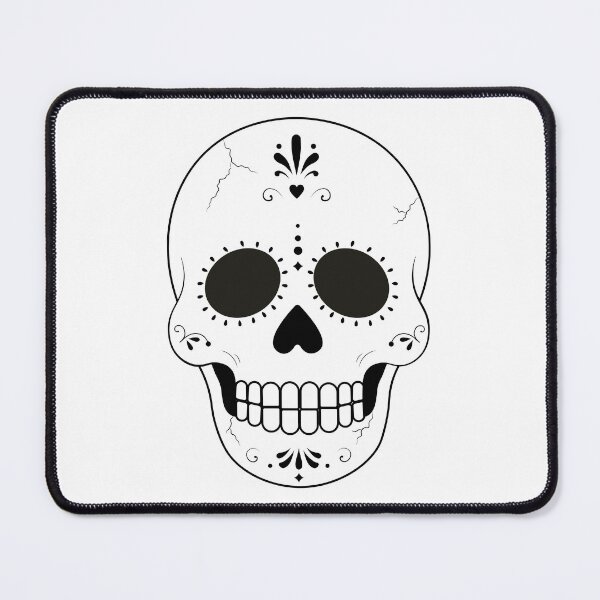 Item preview, Day of the Dead Sugar Skull Ornament and Decorative Elements designed and sold by DoveArtDesigns.