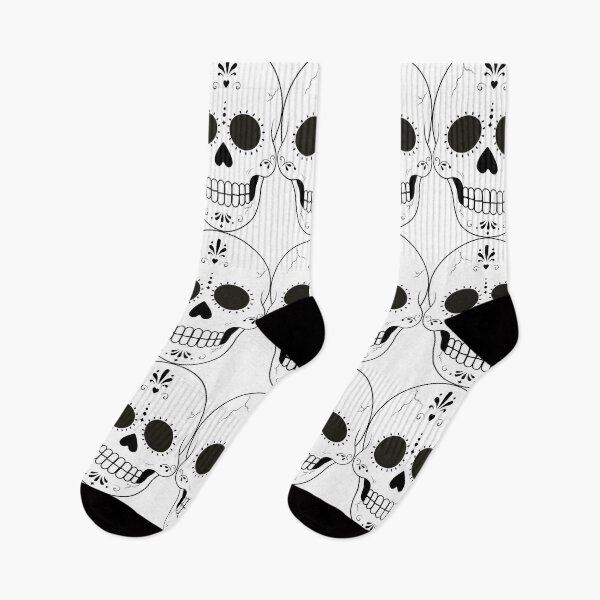 Item preview, Day of the Dead Sugar Skull Ornament and Decorative Elements designed and sold by DoveArtDesigns.