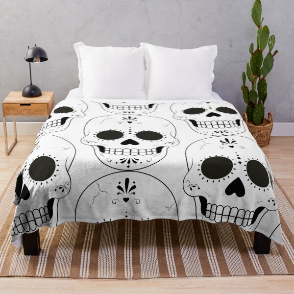 Item preview, Day of the Dead Sugar Skull Ornament and Decorative Elements designed and sold by DoveArtDesigns.