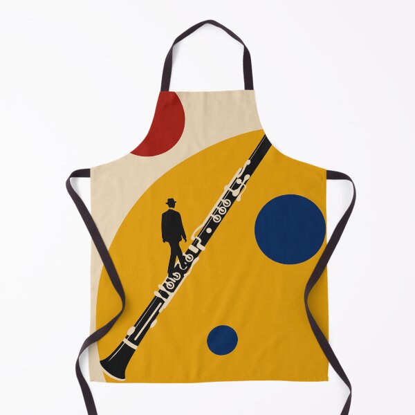 Item preview, Walking the Clarinet | Surreal Clarinet Art Print | Bauhaus Music Print | Modern Woodwind Art designed and sold by Studio pod Burom.