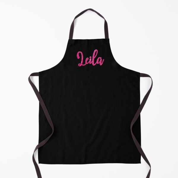 Item preview, Leila Hot Pink Sparkly Personalised Name Design designed and sold by CamilasPrints.