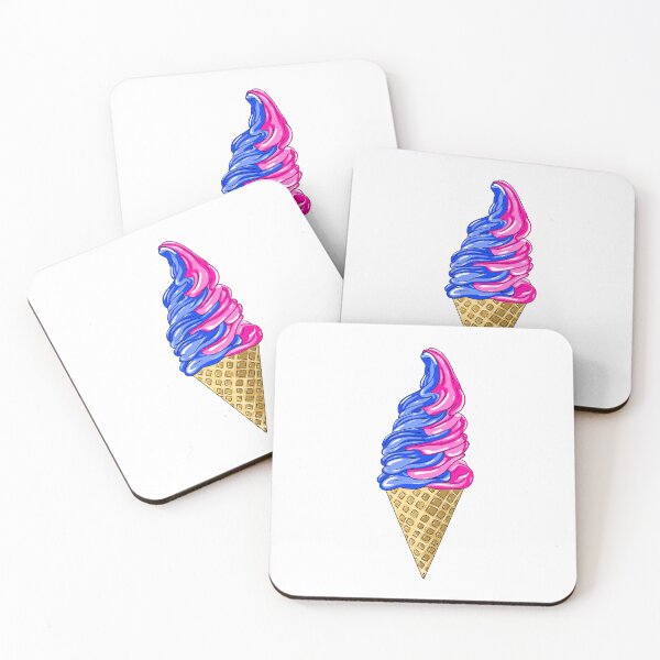 Item preview, Blue And Pink Ice Cream Swirl  designed and sold by missmann.