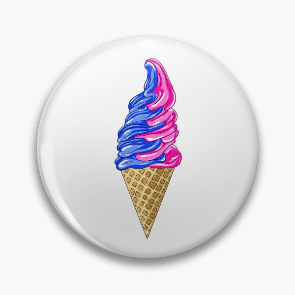 Item preview, Blue And Pink Ice Cream Swirl  designed and sold by missmann.
