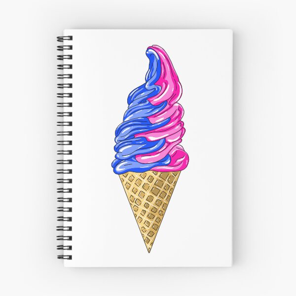 Item preview, Blue And Pink Ice Cream Swirl  designed and sold by missmann.