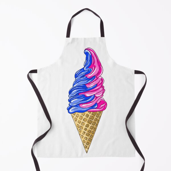 Item preview, Blue And Pink Ice Cream Swirl designed and sold by missmann.