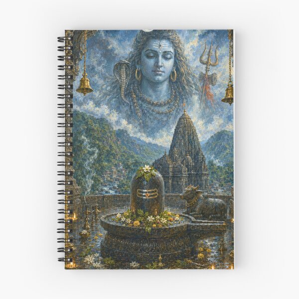 Item preview, 12-Jyotirlinga Series Trayambakeshwara Jyotirlinga with Mahadeva – Trimbakeshwar Devotional Art  designed and sold by Homyar.