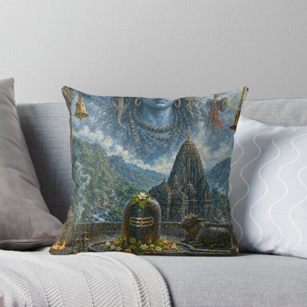 Item preview, 12-Jyotirlinga Series Trayambakeshwara Jyotirlinga with Mahadeva – Trimbakeshwar Devotional Art  designed and sold by Homyar.