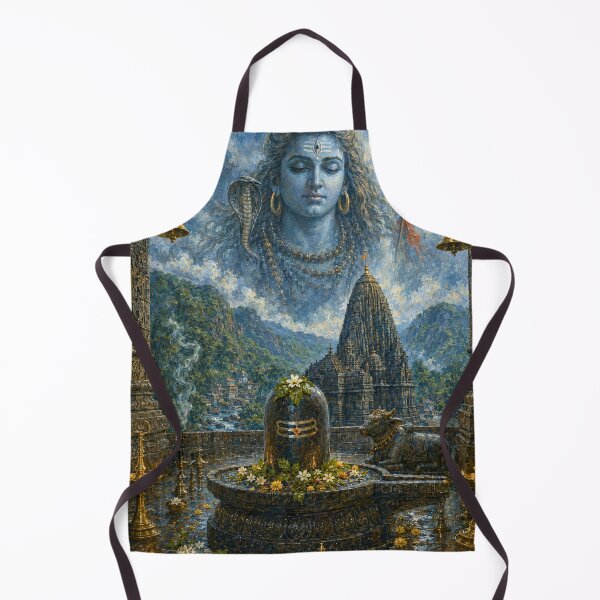 Item preview, 12-Jyotirlinga Series Trayambakeshwara Jyotirlinga with Mahadeva – Trimbakeshwar Devotional Art designed and sold by Homyar.