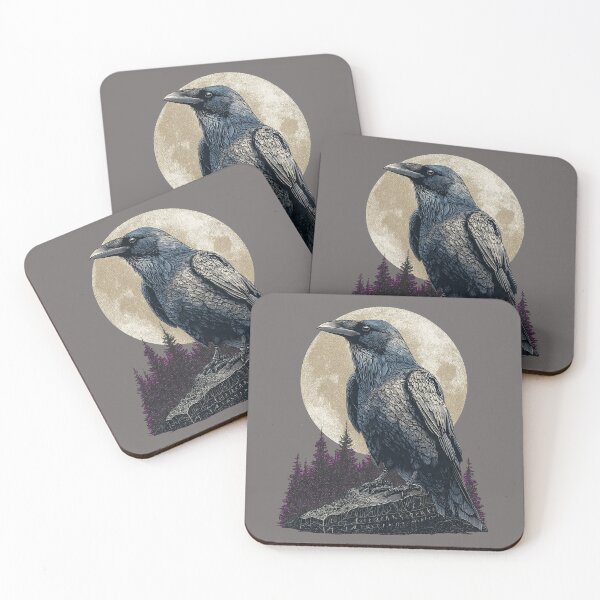 Item preview, Norse Raven Runestone - Viking Moon Guardian designed and sold by Raven Rune Atelier.
