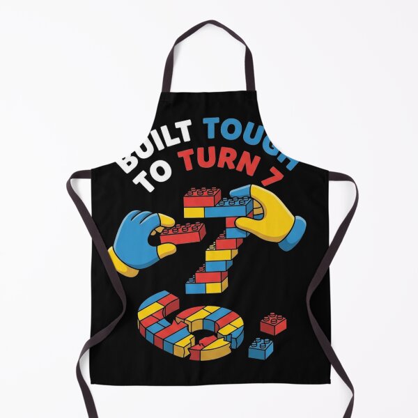 Item preview, Built Tough To Turn 7 Building Blocks 7th Birthday Boy designed and sold by TeNovaStudio ⭐⭐⭐⭐⭐.