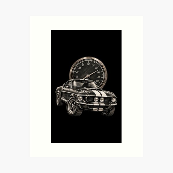 Item preview, Vintage Muscle Car  designed and sold by PrintGo26.