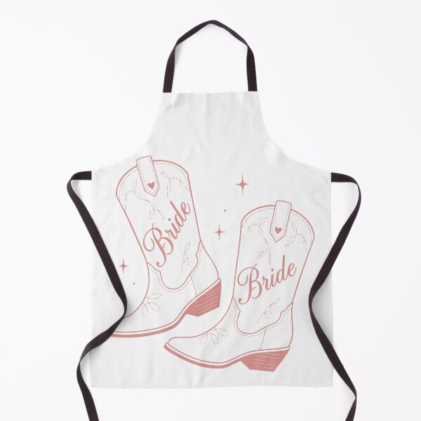 Item preview, Blush Pink "Bride" Wedding Cowboy Boots designed and sold by pixiedustpaint.