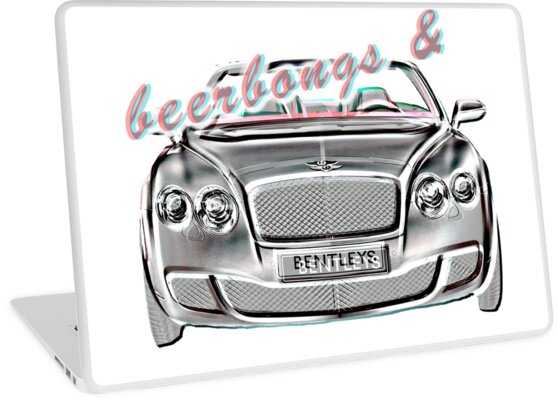 Quot Post Malone Beerbongs And Bentleys Quot Laptop Skins By