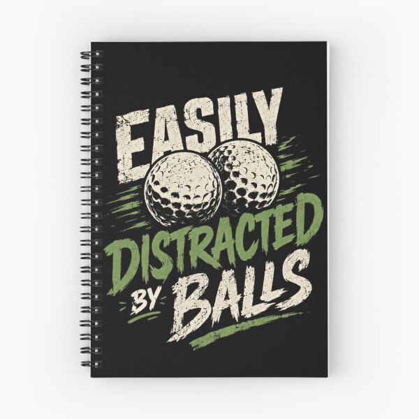 Item preview, Easily Distracted By Balls Golfer Humor Golfing Hobby designed and sold by RetroMini2026.
