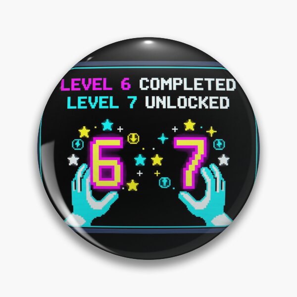 Item preview, Level 6 Completed Level 7 Unlocked Gamer 7th Birthday designed and sold by TeNovaStudio ⭐⭐⭐⭐⭐.